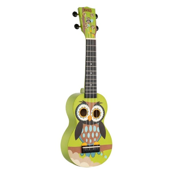 Mahalo Art Owl Soprano Ukulele