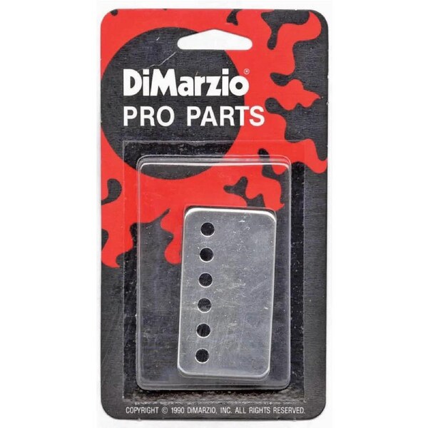 DiMarzio DM18F Humbucker Pickup Cover F Spaced Chrome 51mm Pitch