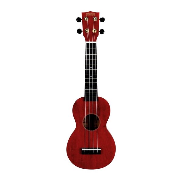 Mahalo Slimline Soprano Ukulele Transparent Red MS1TRD