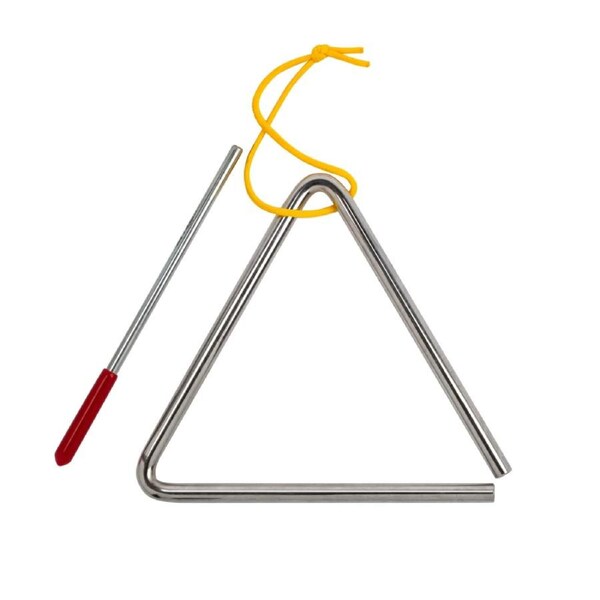 Powerbeat 6 Inch Triangle with Beater and Holder, Model ED252