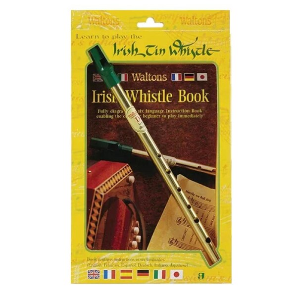 Waltons D Whistle/Soodlum Twin Pack with Tin Whistle Book - Model WM1504