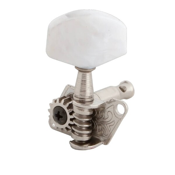 Custom Eagle Banjo Machine Heads 5-String with White Pearloid Nickel Finish