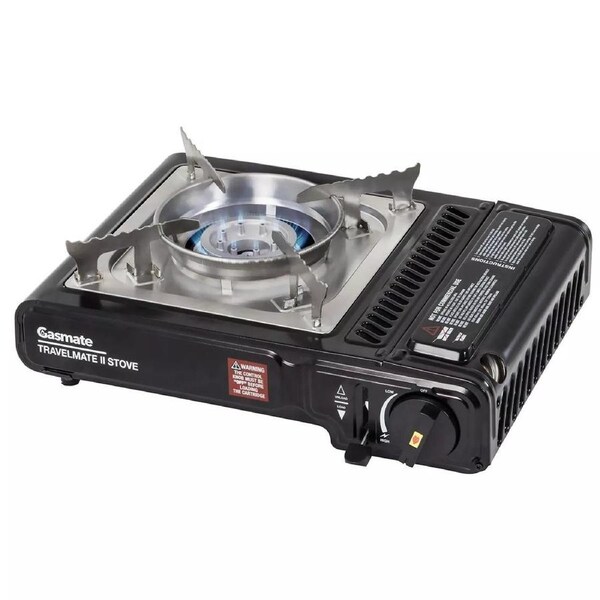 Gasmate Camping Stove - Single Burner Butane Gas Stove - Portable Campsite Cooking Hiking