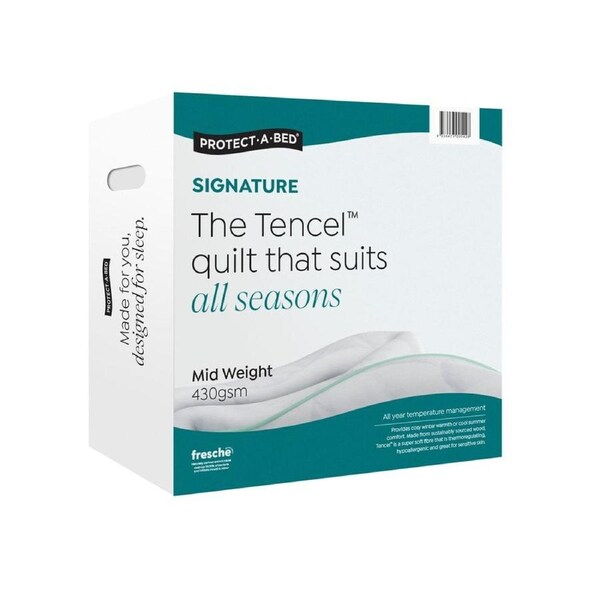 Protect-A-Bed Signature Tencel Mid Weight Quilt - Queen