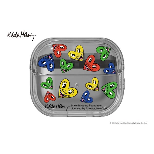 Samsung Keith Haring Heart Clear Cover for Galaxy Buds3 Pro (Transparent)