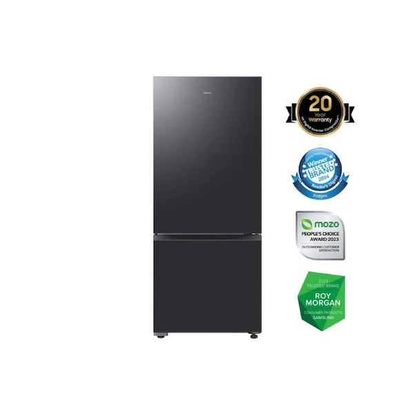 Samsung 427L Smart Bottom Mount Refrigerator (427L , Matte Black Steel)
