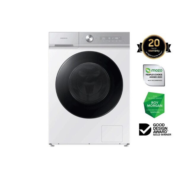 Samsung Bespoke AI Front-load Washer Auto Dispense 12kg (White 12 kg)