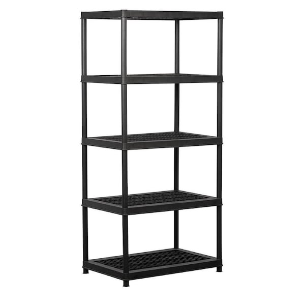 Stratco Heavy Duty Plastic Shelving 5 Tier