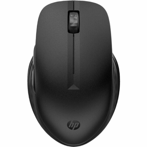 HP 435 Mouse - Bluetooth/Radio Frequency - USB Type A - Multi Surface - 2 Programmable Button(s) - Black - Wireless - 2.40 GHz - 1 x AA Battery - 2