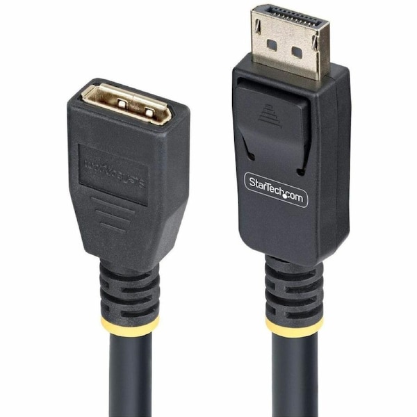 StarTech.com 10ft (3m) DisplayPort 1.4 Extension Cable, DP 1.4 Port Saver Cable, 8K 60Hz, DisplayPort Extension Adapter Cord, Male to Female - Extend