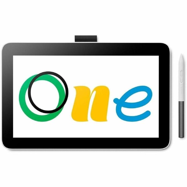 Wacom One 13 Graphics Tablet - 33 cm (13") - Touchscreen - Cable - 4096 Pressure Level - Pen - PC, Mac, Android