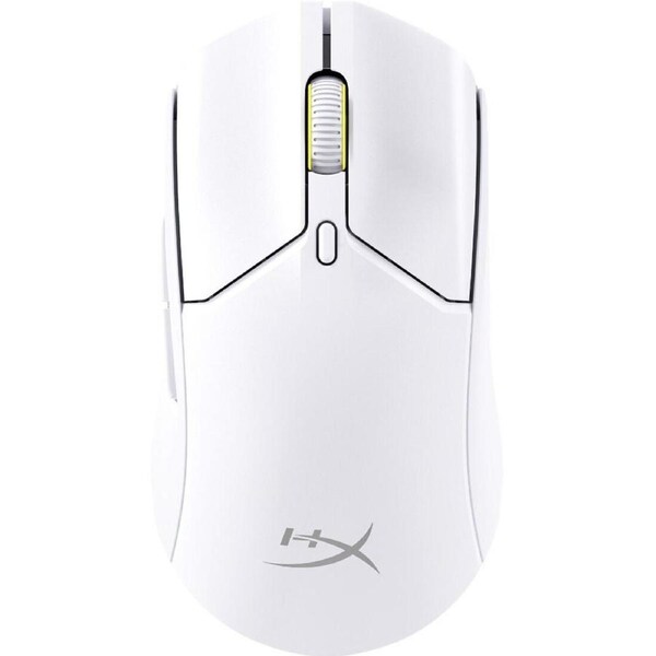 HP Pulsefire Haste 2 Gaming Mouse - Bluetooth - USB Type A - 6 Button(s) - 6 Programmable Button(s) - White - Cable/Wireless - 2.40 GHz - - 26000 dpi
