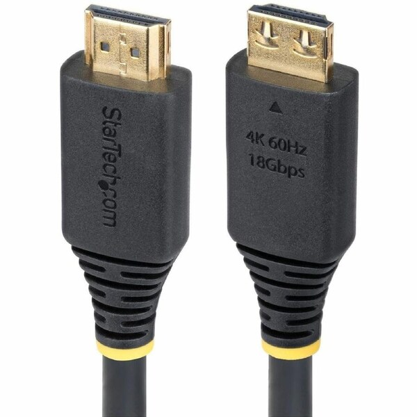 StarTech.com 3m (10ft) High Speed HDMI Cable with Gripping Connectors, 4K 60Hz/1440p 144Hz, 18Gbps, UHD HDMI 2.0 Cord, TPE Jacket - High Speed HDMI