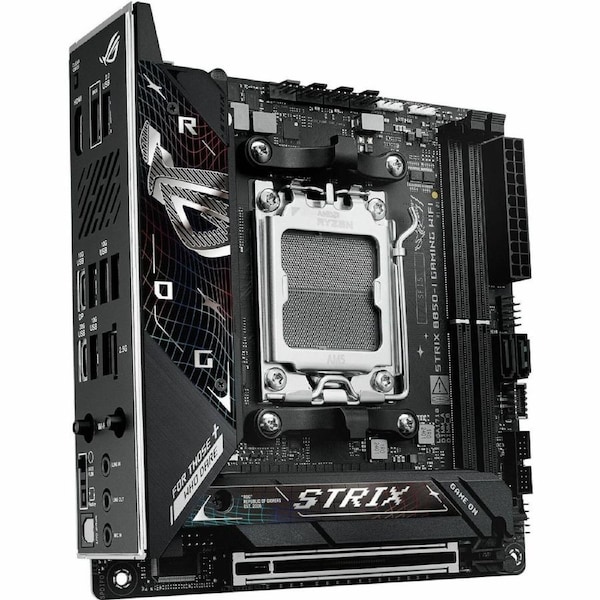 Asus ROG Strix B850-I GAMING WIFI Gaming Desktop Motherboard - AMD B850 Chipset - Socket AM5 - Mini ITX - Ryzen 7 Processor Supported - 96 GB DDR5 -