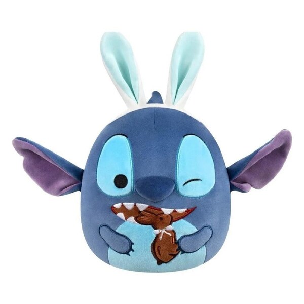 Squishmallows Easter Disney Stitch with Chocolate Bunny 8 inch Plush