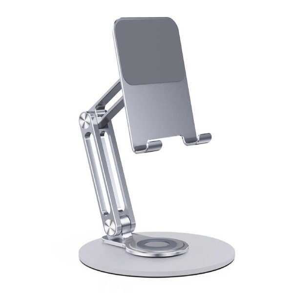 TODO Aluminium Alloy 4 - 13" Mobile Phone Stand Mount Tablet Holder - Carbon Grey