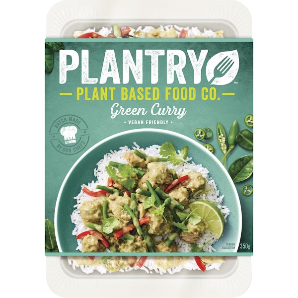 Plantry Plant Based Food Green Curry 350g