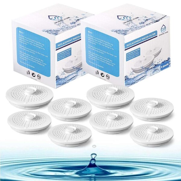 Water Filter for Breville Activ360 LWA063WHT AquaStation LWA100 LWA200 LWA300 LWA600 BWJ100 Jug Replacement Cartridge Pack of 8