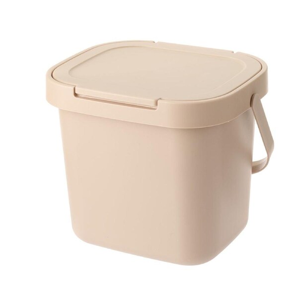 Maze 7L Compost Caddy - Warm Taupe