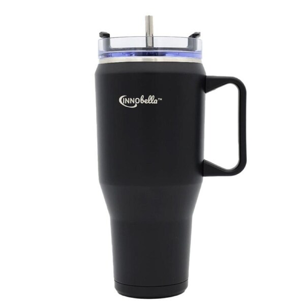 Innobella Tumbleroo 1200ml Stainless Steel Dishwasher Safe Insulated Cup Black