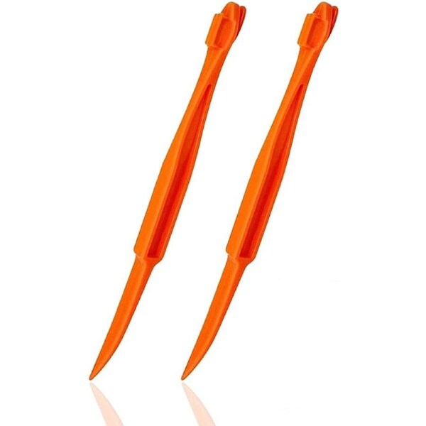 Orange Peeler tools, Plastic Orange Peeler Citrus, Remover Easy Open Citrus Lemon Citrus, Peel Cutter Vegetable Slicer Fruit Tools Kitchen Gadgets ( 2 Pack)