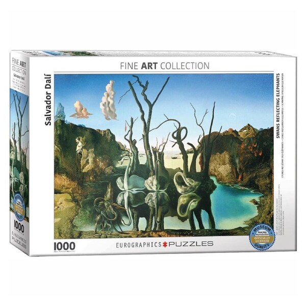 Eurographics Salvador Dali Swans Reflecting Elephants 1000 Piece Jigsaw Puzzle