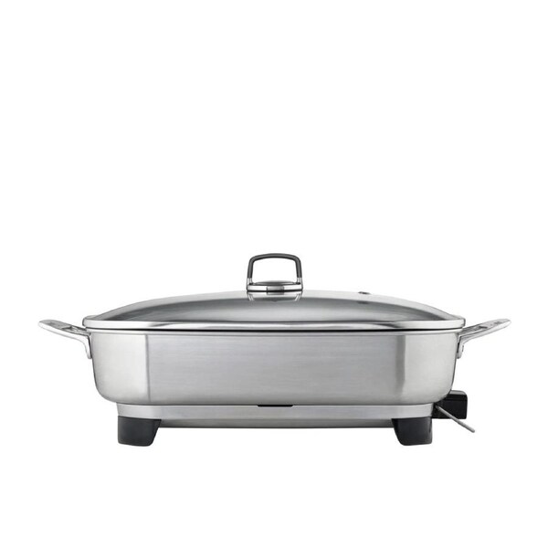 Sunbeam Banquet Frypan - Electric Stainless Steel Family Frying Pan Kitchen Cooker