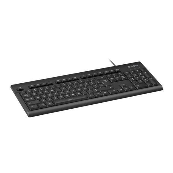 Moki USB-A Wired-Corded Keyboard For PC-Laptop-Computer Home-Office 120cm Cable