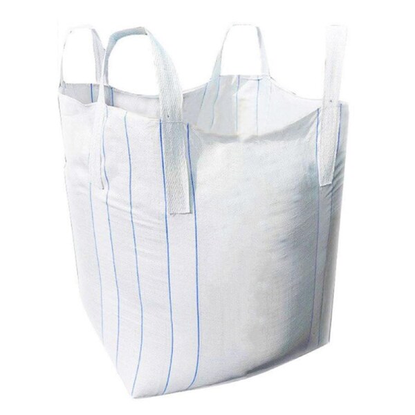 Heavy Duty Bulk Ton Bag White Thickened Woven Sack Large Lifting Storage Bag