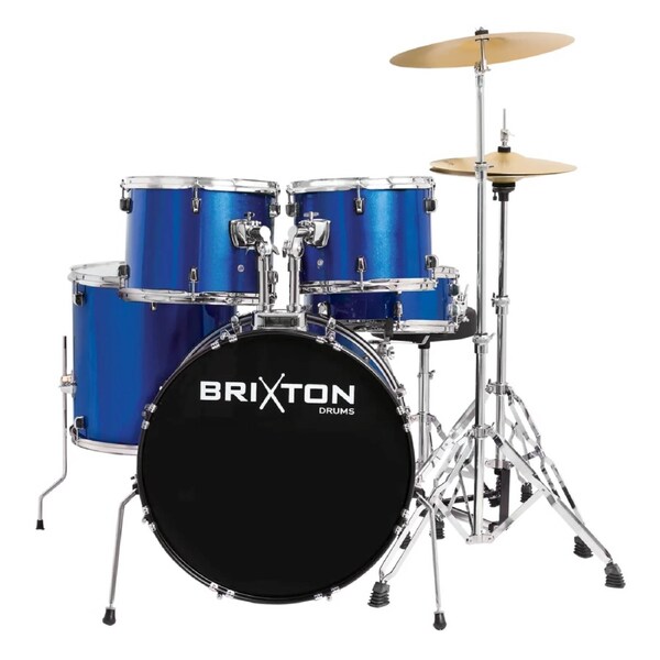 Brixton 20 Inch FUSN Package Drum Kit - Metallic Blue
