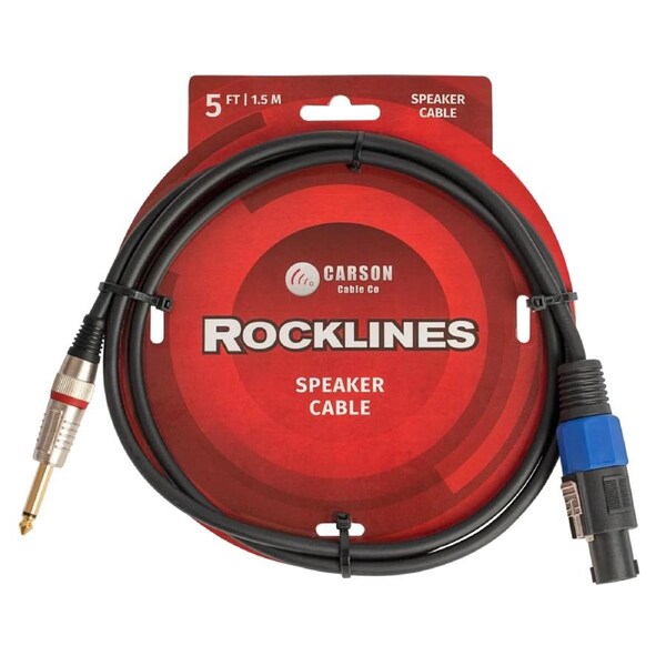 Carson Cable Co Carson Rocklines 5ft Speaker Cable Speakon