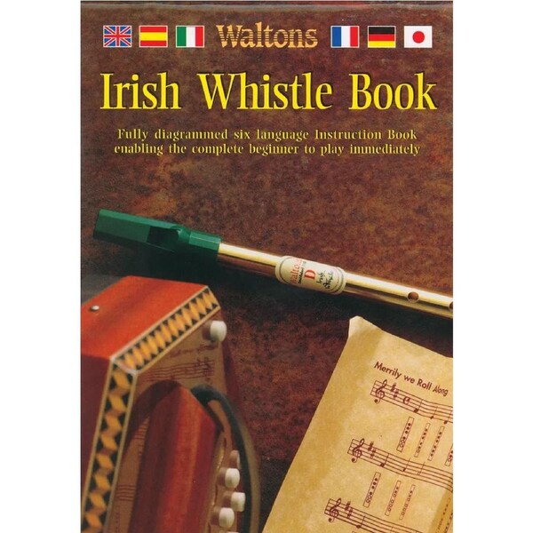 AMS TIN WHISTLE BOOK with 27 Irish and International Tunes for D Whistles