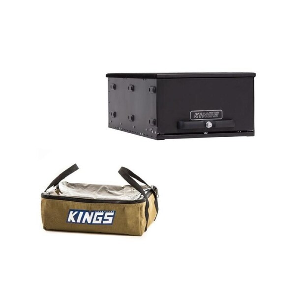 Kings 900mm Standard Drawer -ute rear drawer + Clear Top Canvas Bag