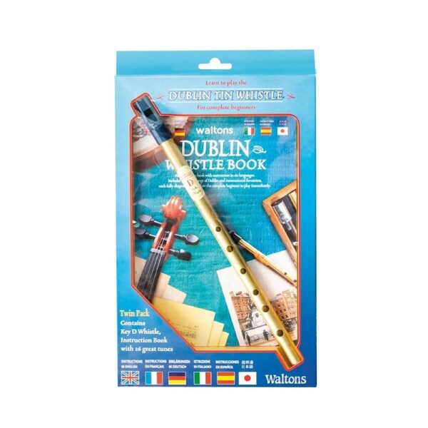 Waltons Dublin Tin Whistle Twin Pack WM1571