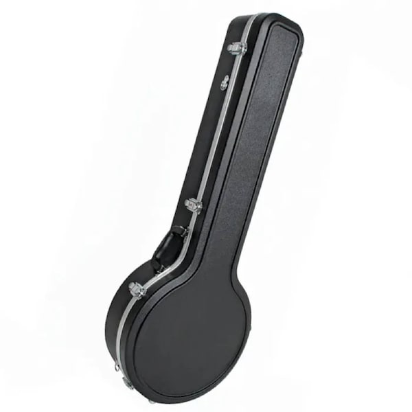 V-Case VCS395 ABS 5 String Banjo Case, Molded, Plush Lined, Black