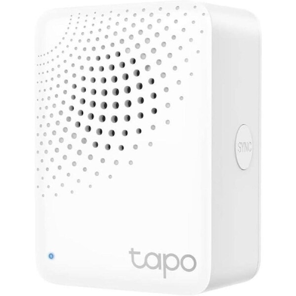 TP-Link Tapo Smart IoT Hub with Chime, Smart Home Security System, Low-Power Wireless, Long Range Connections, Smart Alarm & Doorbell, Up to 64 Devices, 19 Ringtones, Plug & Play (Tapo H100)