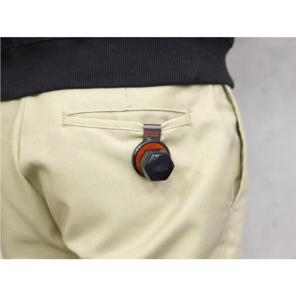 Kamui Roku Pool Snooker Billiard Magnetic Belt Clip Chalk and Holder Brown