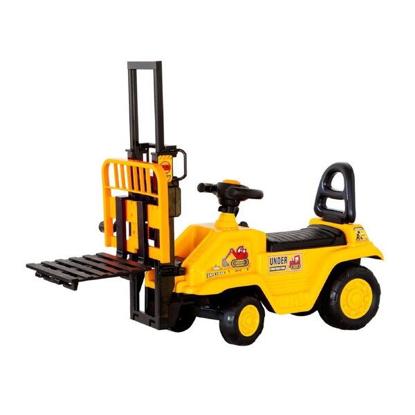 Lenoxx Kids Manual Forklift Ride-On with Working Mast Lift and Pallet