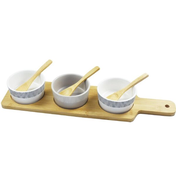 7-Piece Tapas Taster Paddle Set