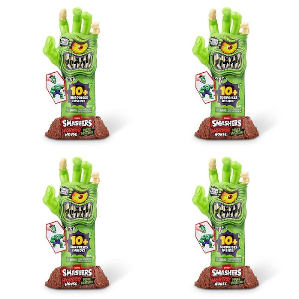4PK Zuru Smashers Horror House Dissect Build Your Own Monster 3y+ Assorted