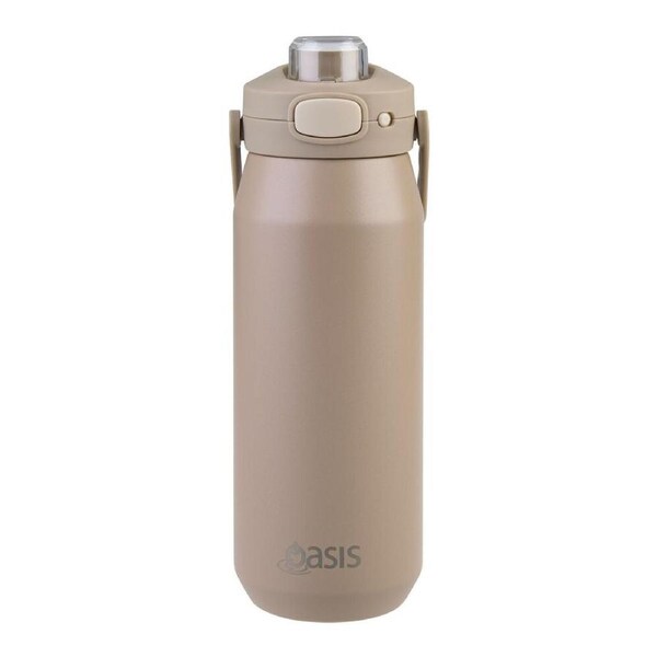 Oasis Capri Triple Wall Insulated Water Bottle - 750ml Latte