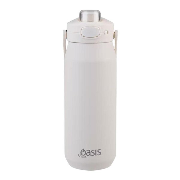 Oasis Capri Triple Wall Insulated Water Bottle - 750ml Alabaster