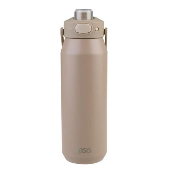 Oasis Capri Triple Wall Insulated Water Bottle - 1L Latte