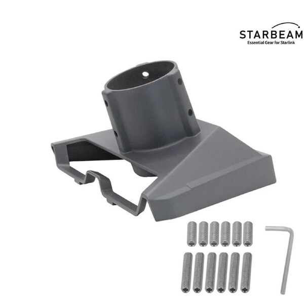 STARBEAM Starlink Gen 3 Standard Aluminum Pole Adapter for 25-48mm Pole