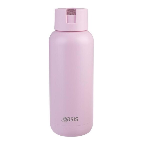 Oasis Moda Triple Wall Insulated Water Bottle - 1L Pink Lemonade