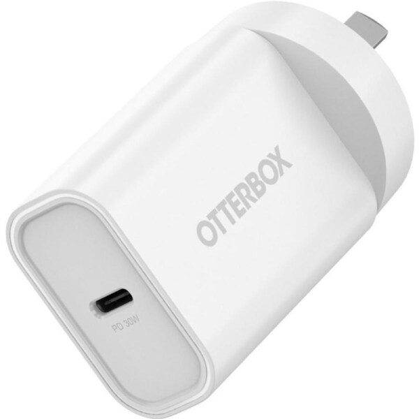 OtterBox 30W Wall Charger With USB-C and Power Delivery White [78-81353]