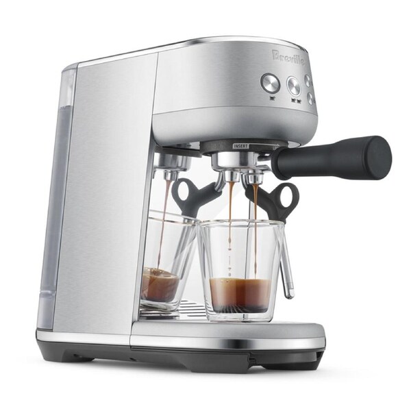 Breville Espresso Machine - Ground Coffee Cappuccino Latte Maker with Milk Frother - Home Kitchen Appliance