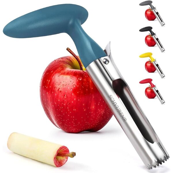 Premium Apple Corer Tool ,Sturdy Apple Remover with Sharp Serrated Tips,Stainless Steel Corers for Apple and Pear ,Core Fruits with Ease