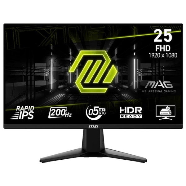 MSI MAG 255F E20 24.5in FHD Rapid IPS 200Hz FreeSync Premium Gaming Monitor (MAG 255F E20)