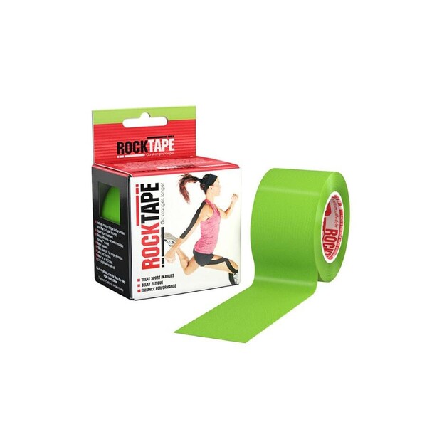 Rocktape Standard Training Muscle Secure Adhesive Kinesiology Tape Lime